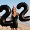 40 Inch Black Number 2 Balloon Jumbo Giant Happy 2th 12th 20th 21st Birthday Party Decorations for Boy or Girl Huge Mylar Anniversary Party Supplies